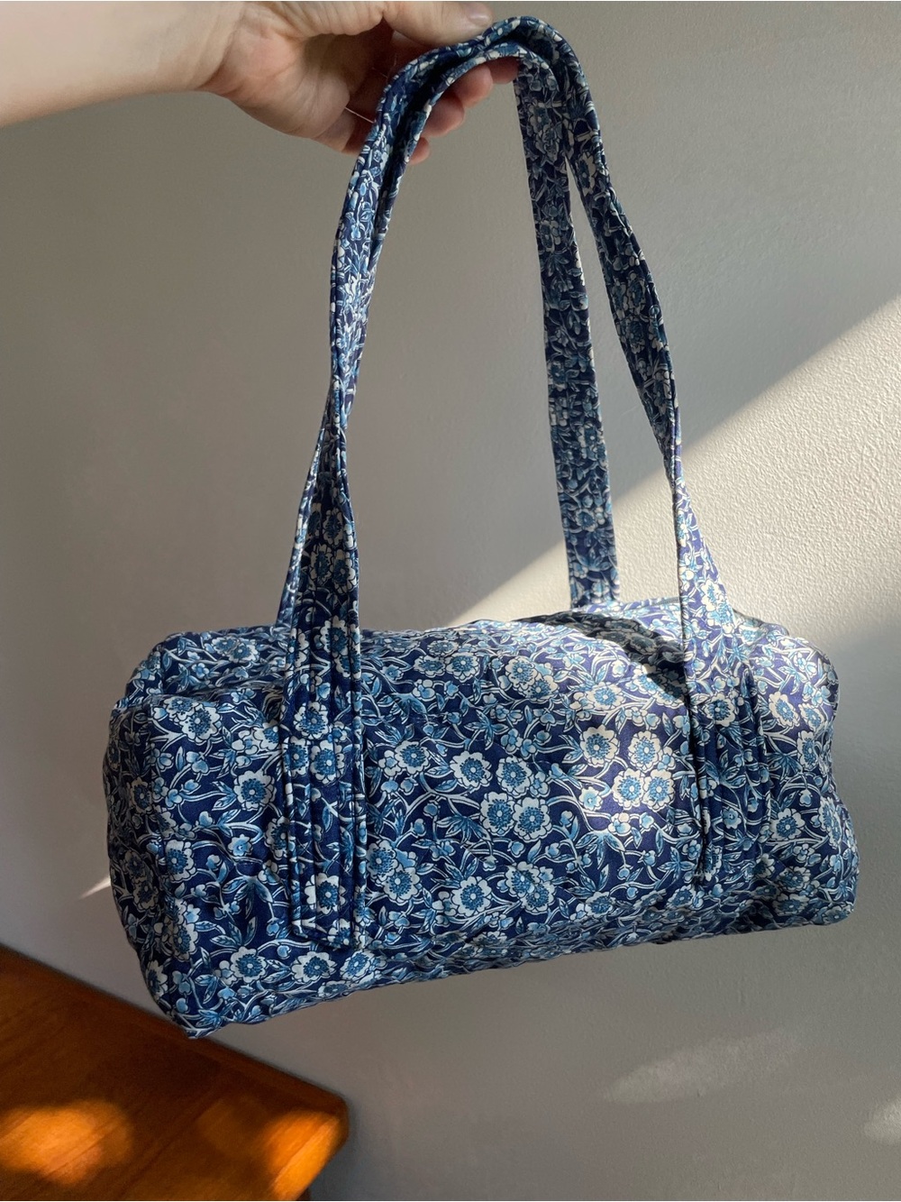 Handmade Quilted Barrel Tote